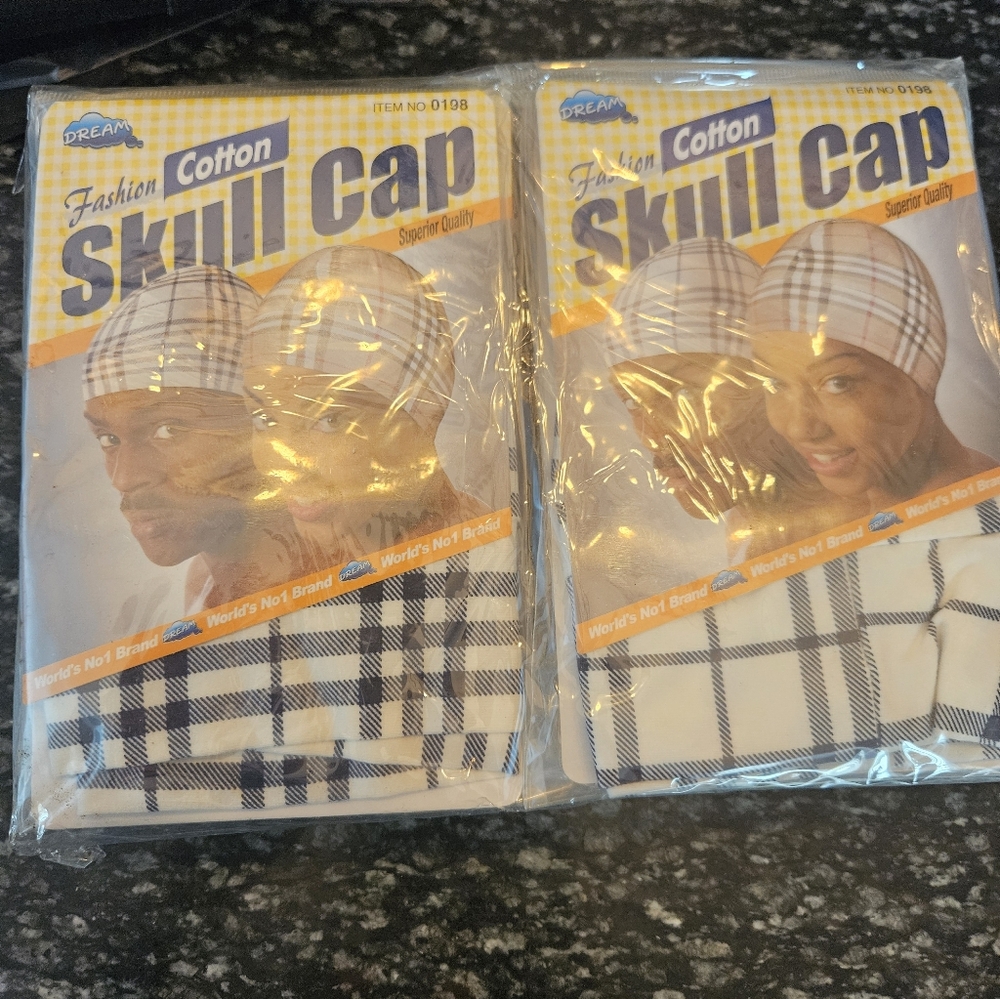 12 Pack Cotton Skull Cap - Cotton